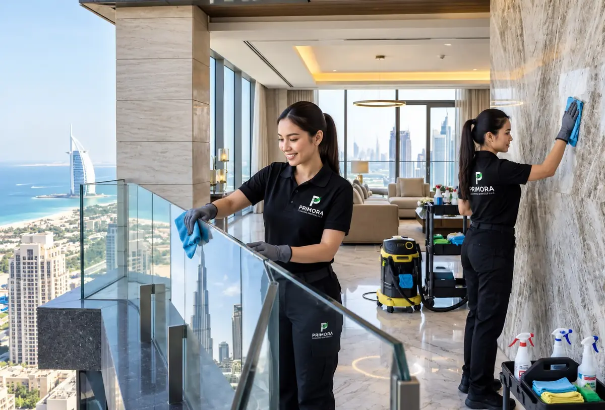 Post-construction window cleaning and fine dust removal